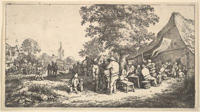 Büyük Ağacın Altındaki Kermes, 1610-85. by Adriaen Jansz. van Ostade