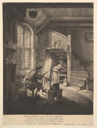 Ressam, 1610-85. by Adriaen Jansz. van Ostade