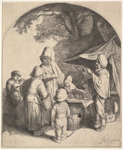 Vakum, 1610-85. by Adriaen Jansz. van Ostade