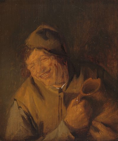 Neşeli köylü, 1630-50 by Adriaen Jansz. van Ostade
