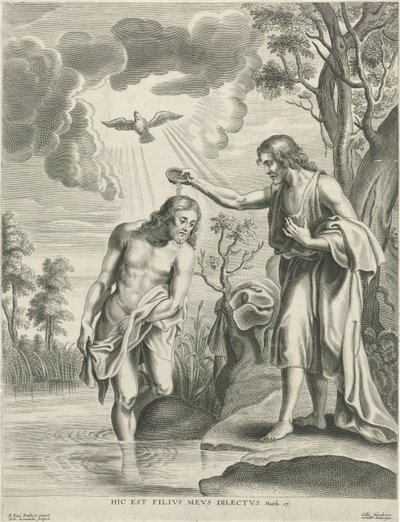 İsa'nın Vaftizi by Adriaen Lommelin