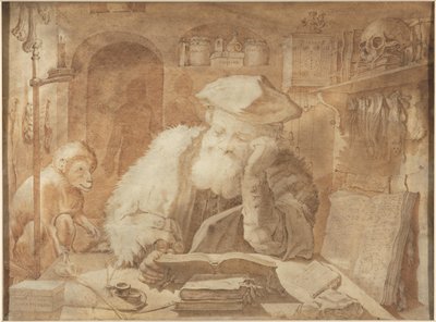 Dr. Faus, yaptığı çalışmada by Adriaen Matham