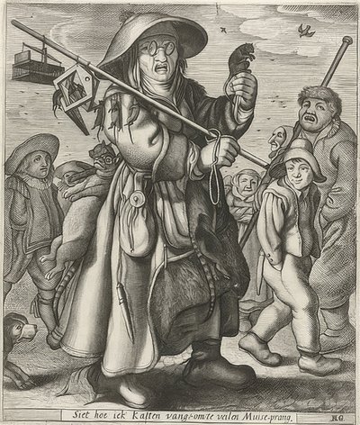Mäusefänger (Fare Avcısı) by Adriaen Matham