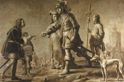 Boudewijn van Heusden (?-870) ve Karısı Sophia, Kral Edmund