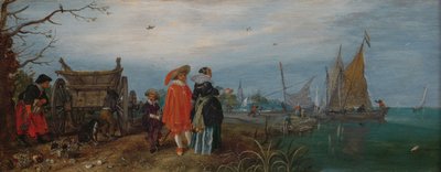 Sonbahar (Konuşma), 1625 (panel üzerine yağlı boya, y 14,6cm × w 37.2 by Adriaen Pietersz van de Venne