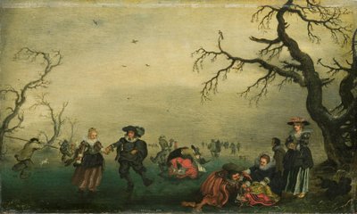 Buz Patencileri by Adriaen Pietersz van de Venne