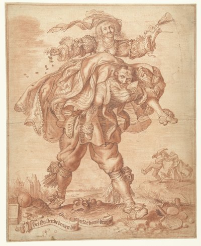 Lüksü Taşımak Güçlü Bacaklar Gerekir 'Lüksü Taşımak Güçlü Bacaklar Gerekir' by Adriaen Pietersz van de Venne