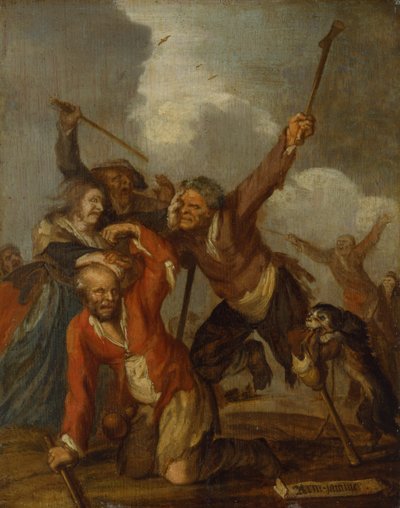 Sefalet by Adriaen Pietersz van de Venne
