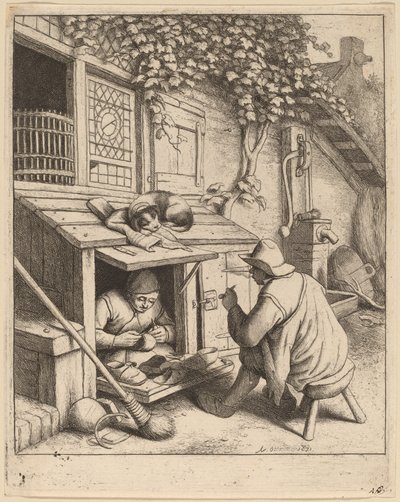 ayakkabıcı by Adriaen van Ostade