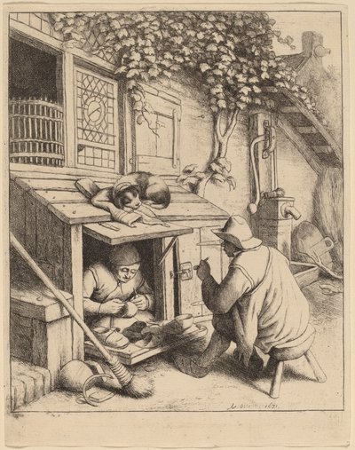 ayakkabıcı by Adriaen van Ostade