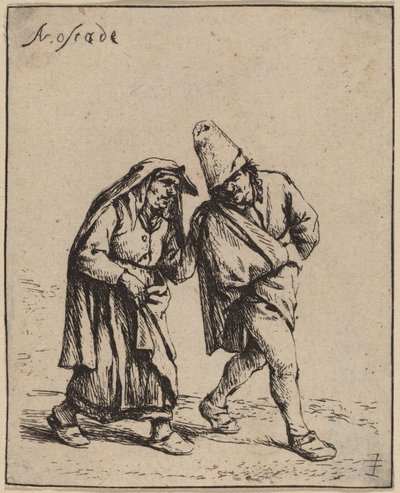 Çift Yürüyüş by Adriaen van Ostade