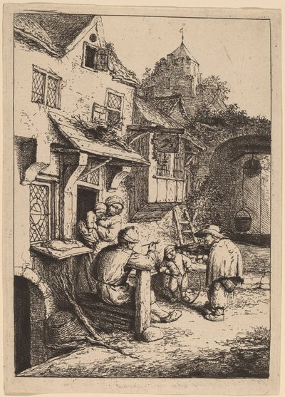 Kambur Kemancı by Adriaen van Ostade