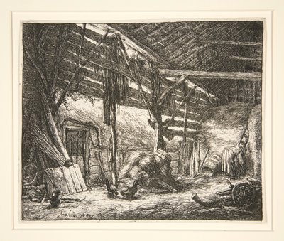 Bir Ahırın İçi by Adriaen van Ostade
