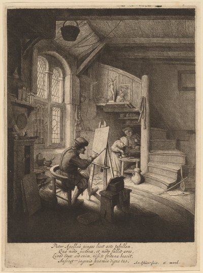Atölyesinde Ressam by Adriaen van Ostade