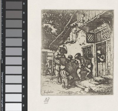 gezici müzisyenler by Adriaen van Ostade