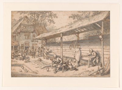 meyhane oyunları Bobin izi by Adriaen van Ostade