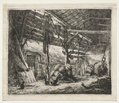 ahır by Adriaen van Ostade