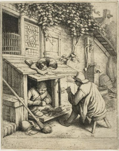 ayakkabıcı by Adriaen van Ostade