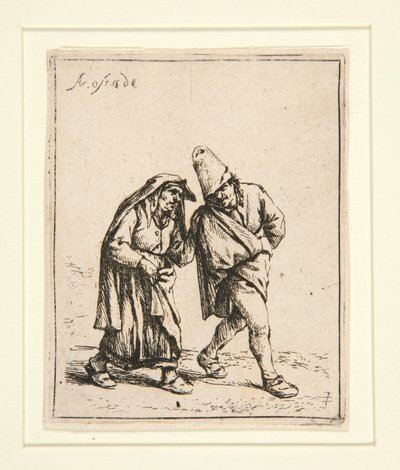 Yürüyen Çift by Adriaen van Ostade