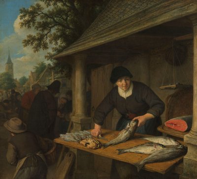 Balık Kadını by Adriaen van Ostade