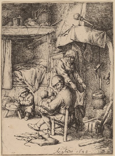 Pater Aileleri by Adriaen van Ostade