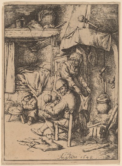 Pater Aileleri by Adriaen van Ostade