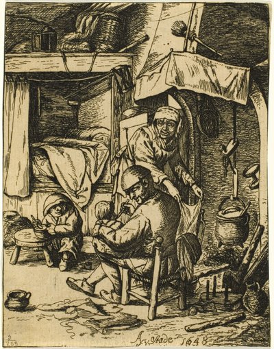 Pater Aileleri by Adriaen van Ostade