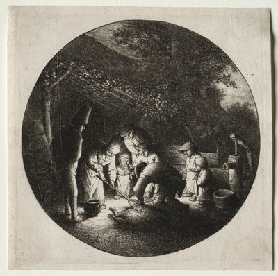 domuz katilleri by Adriaen van Ostade