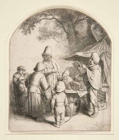 şarlatan avcısı by Adriaen van Ostade