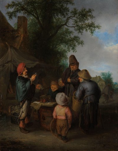 şarlatan avcısı by Adriaen van Ostade