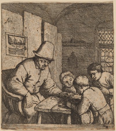 okul müdürü by Adriaen van Ostade