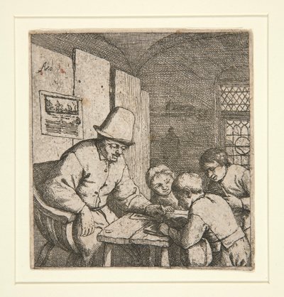 okul müdürü by Adriaen van Ostade