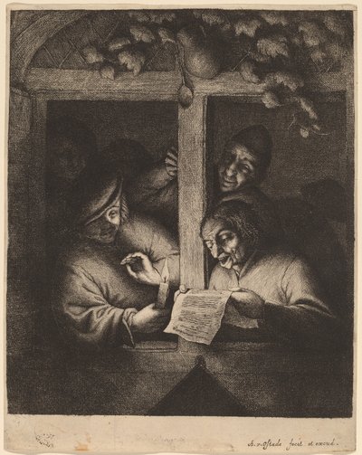 Şarkıcılar by Adriaen van Ostade