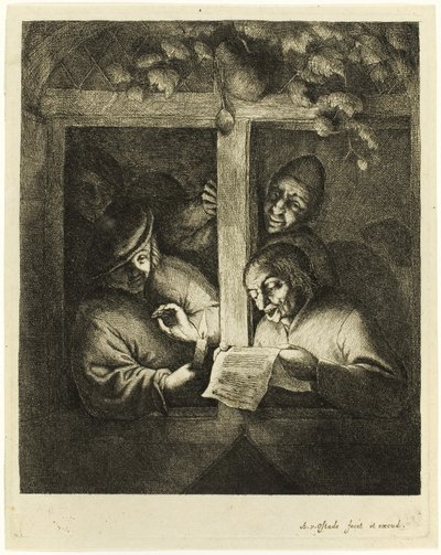 Şarkıcılar by Adriaen van Ostade