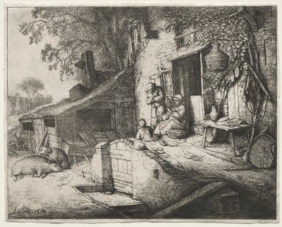 Dönen Kadın by Adriaen van Ostade