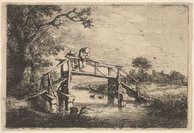 Köprüde İki Balıkçı, 1647. by Adriaen van Ostade