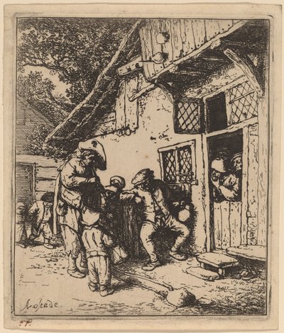 gezgin müzisyenler by Adriaen van Ostade