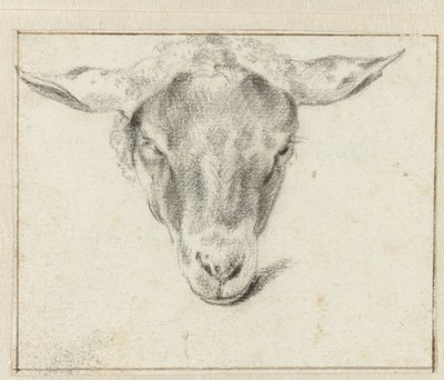 Koyun başı, önden by Adriaen van de Velde (attributed to)