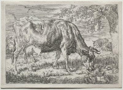 Bir Ağacın Dibinde İnek ve İki Koyun, 1670. by Adriaen van de Velde