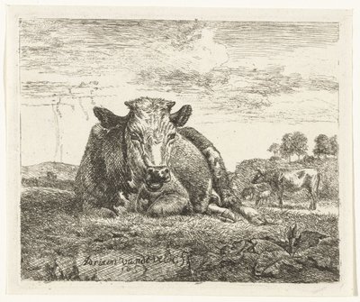 yalancı inek Farklı hayvanlar (dizi başlığı) by Adriaen van de Velde