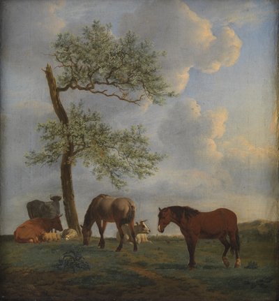 Atlı ve Sığırlı Mera by Adriaen van de Velde