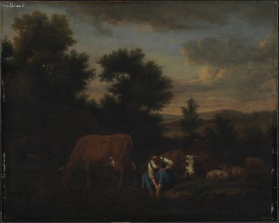 Sığır ile Çoban by Adriaen van de Velde