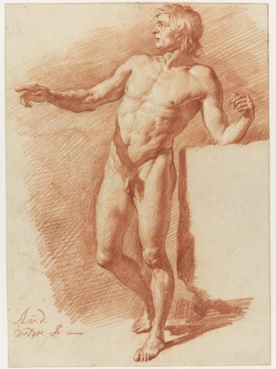 Ayakta Erkek Çıplak Ayakta Erkek Çıplak by Adriaen van de Velde