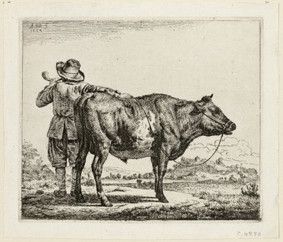İnek ve Boğa by Adriaen van de Velde