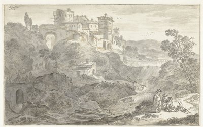 İtalyan Manzarası by Adriaen van der Kabel