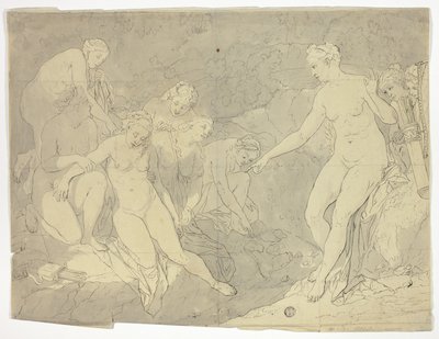 Diana ve Callisto by Adriaen van der Werff