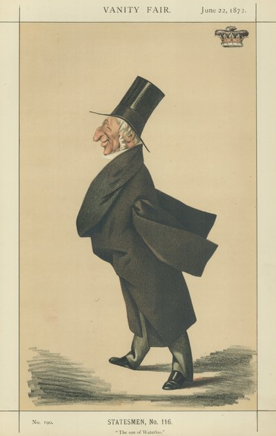 Sir Arthur Wellesley (renkli taş) by Adriano Cecioni