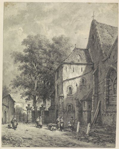 Bir kilisede yüz by Adrianus Eversen