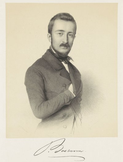 Johannes Bosboom'un Portresi by Adrianus Johannes Ehnle