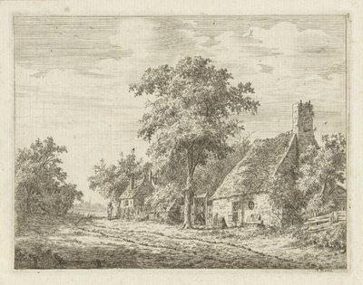 Bir yol boyunca iki ev by Adrianus Serné